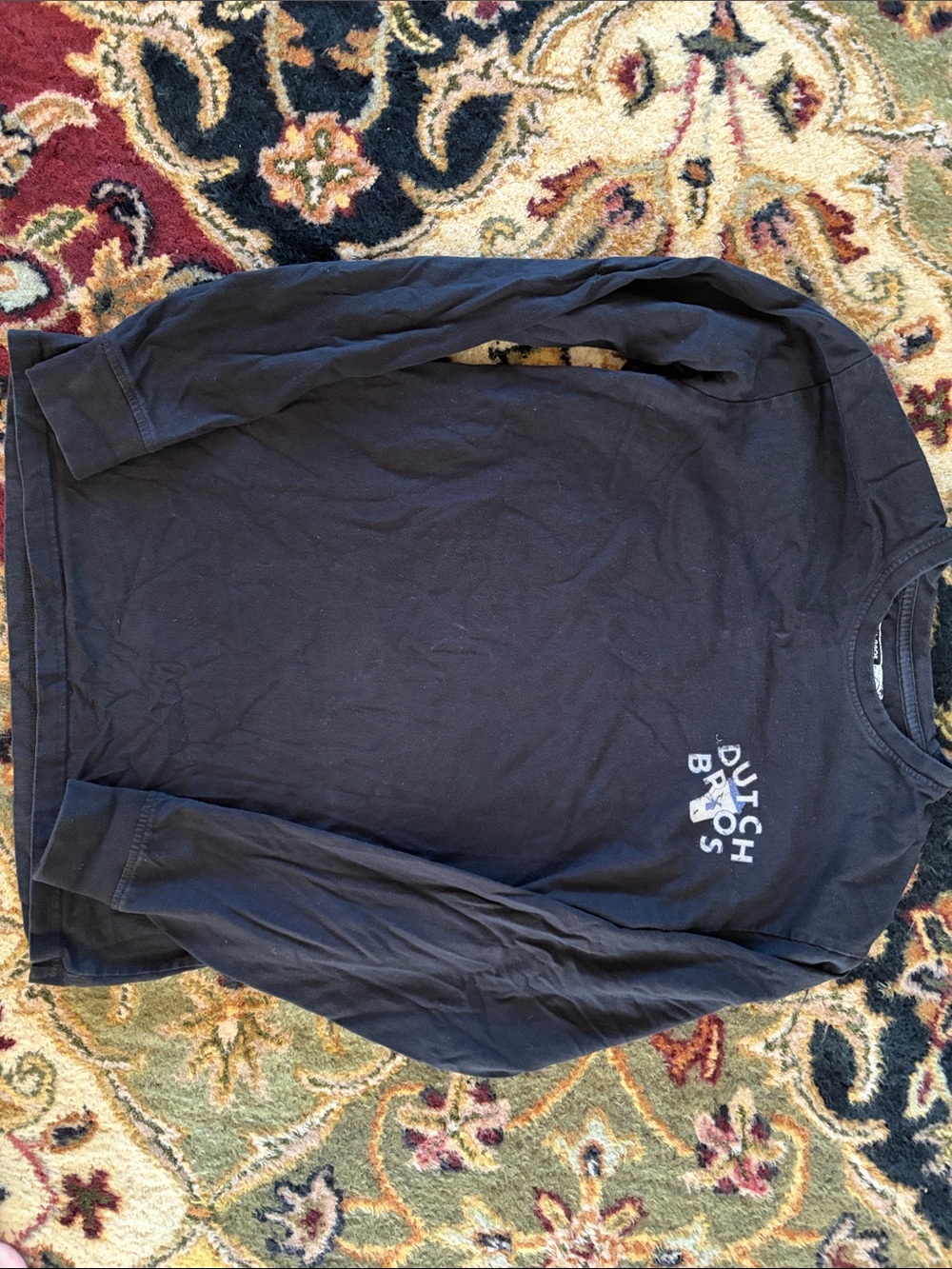 Dutch Bros Black Long Sleeve Logo Tee